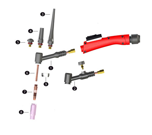 Antorcha 5XT-17 y accesorios