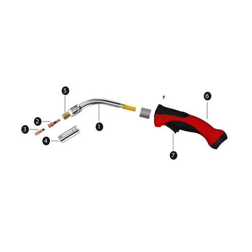 Antorcha 7XM-25 y accesorios