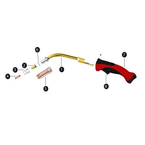 Antorcha 7XM-501 y accesorios